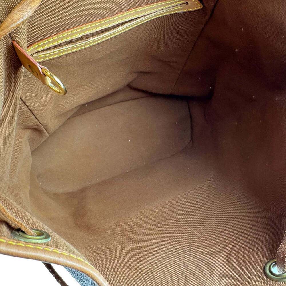 LOUIS VUITTON Brown Monogram Canvas Backpack - Picture 5 of 13
